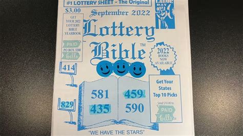 lotto bible|lottery bible large print 2022.